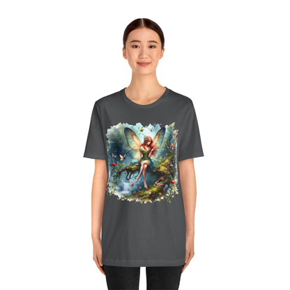 Fairy T-Shirt - Mystical Art Tee, Unisex, Soft Cotton - Perfect Gift for Fantasy Lovers