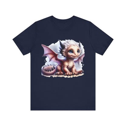 Baby Dragon T-Shirt - Whimsical Creature Art Tee, Unisex, Soft Cotton - Perfect for Fantasy and Dragon Enthusiasts