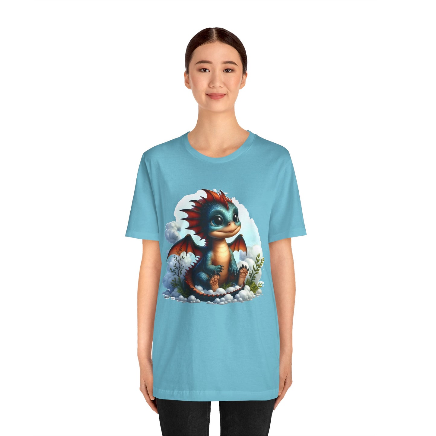 Baby Dragon T-Shirt - Whimsical Creature Art Tee, Unisex, Soft Cotton - Perfect for Fantasy and Dragon Enthusiasts