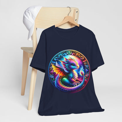 Baby Dragon T-Shirt - Whimsical Creature Art Tee, Unisex, Soft Cotton - Perfect for Fantasy and Dragon Enthusiasts