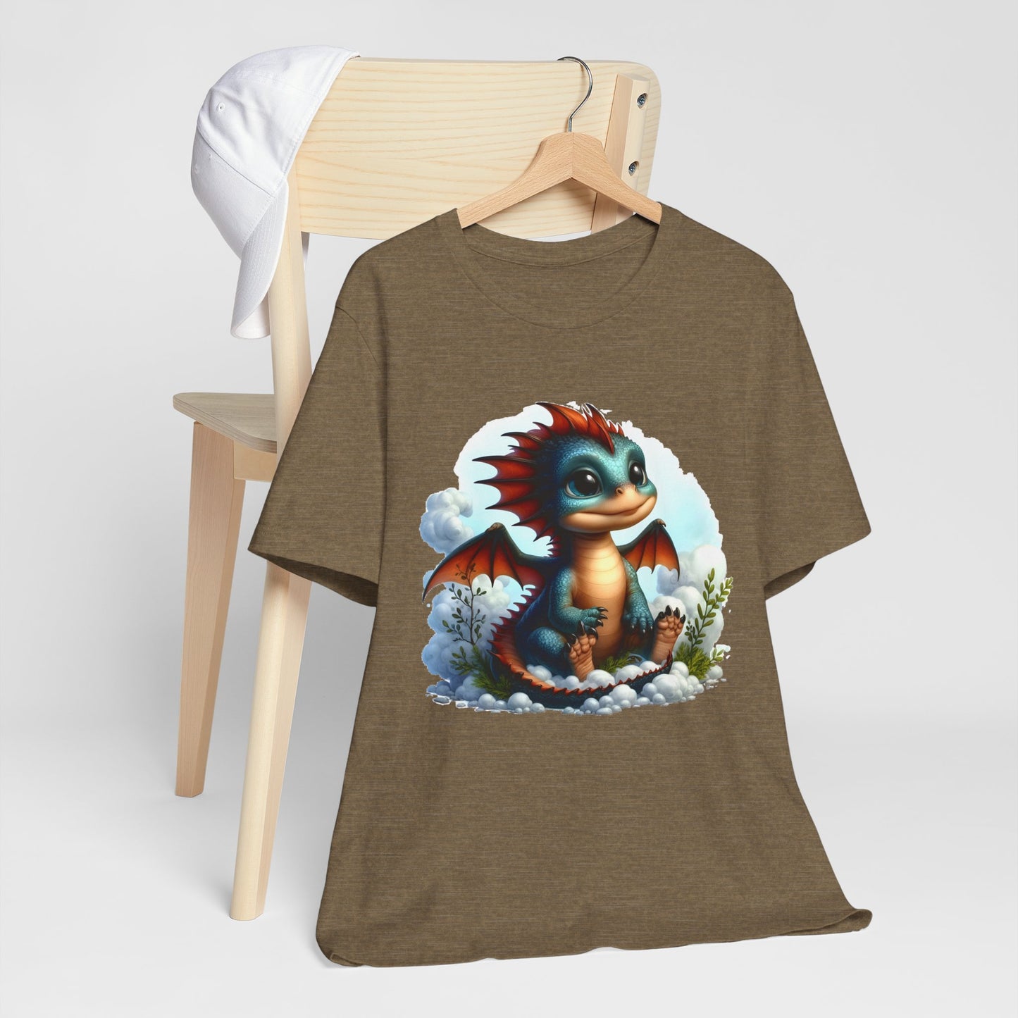 Baby Dragon T-Shirt - Whimsical Creature Art Tee, Unisex, Soft Cotton - Perfect for Fantasy and Dragon Enthusiasts