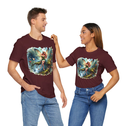 Fairy T-Shirt - Mystical Art Tee, Unisex, Soft Cotton - Perfect Gift for Fantasy Lovers