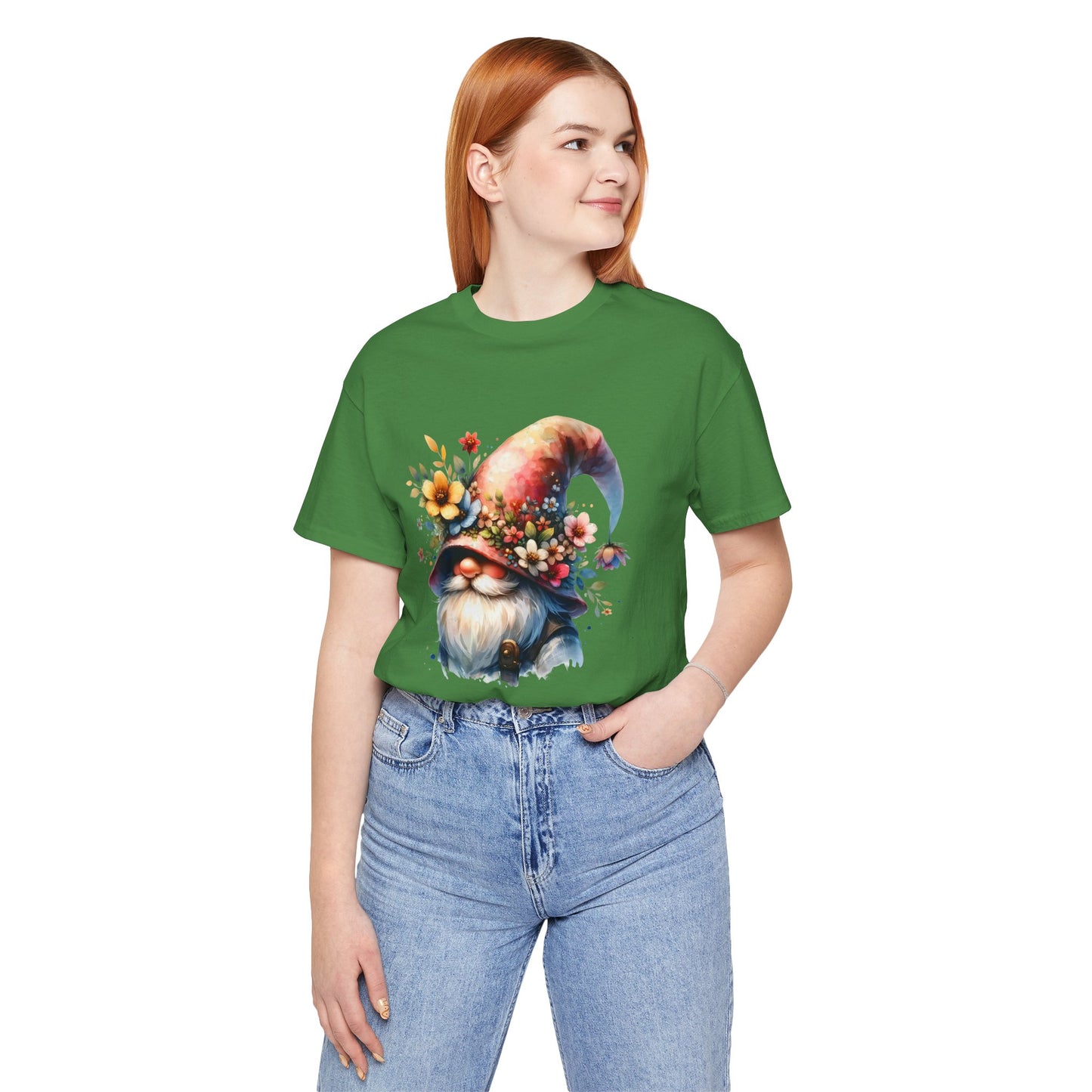 Gnome T-Shirt - Mystical Forest Dweller Art Tee, Unisex, Soft Cotton - Perfect for Garden and Fantasy Fans