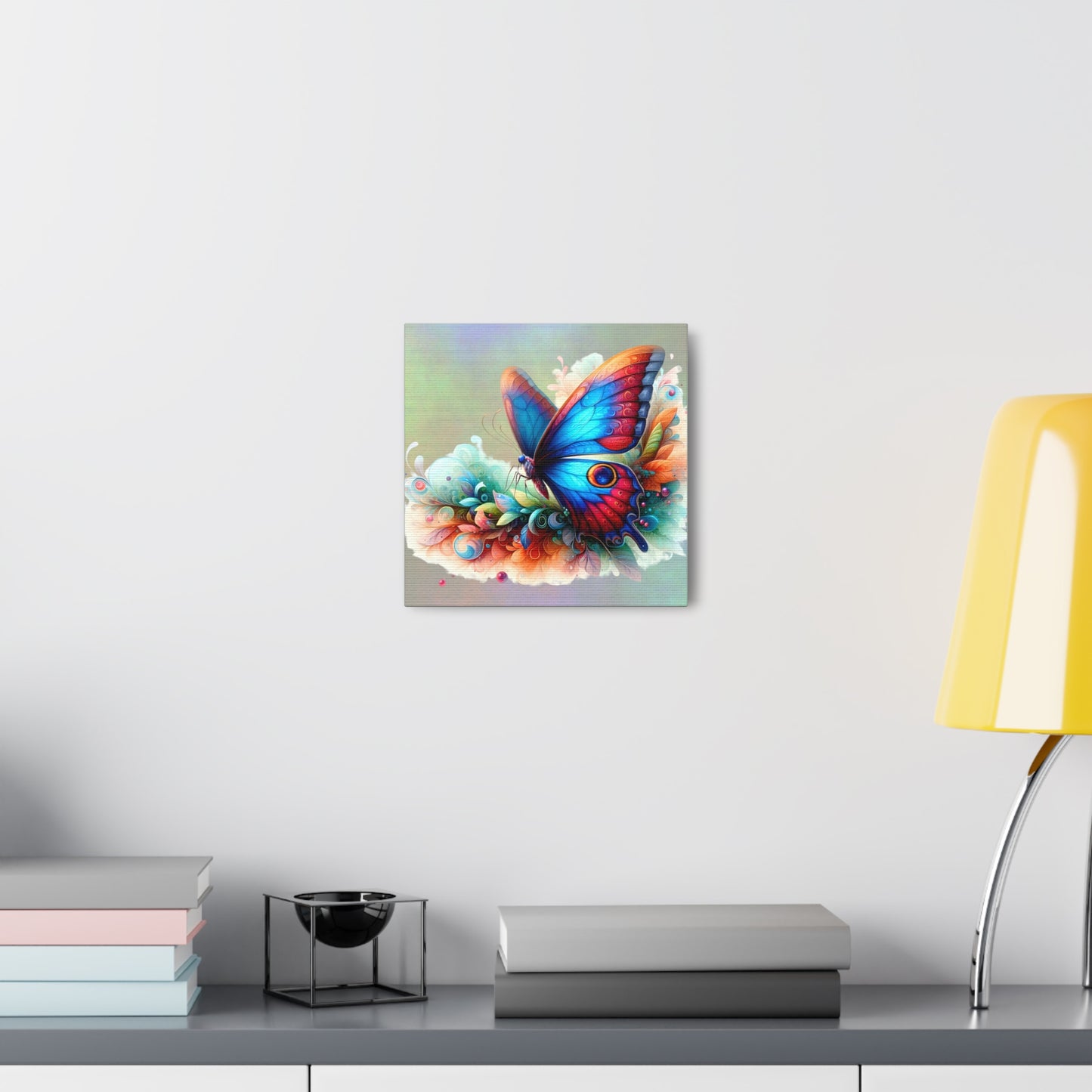 Butterfly Canvas Print - Ethereal Flight Art, Available in Multiple Sizes