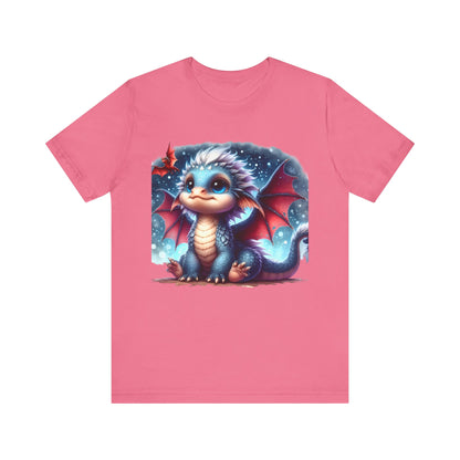 Baby Dragon T-Shirt - Whimsical Creature Art Tee, Unisex, Soft Cotton - Perfect for Fantasy and Dragon Enthusiasts