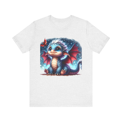 Baby Dragon T-Shirt - Whimsical Creature Art Tee, Unisex, Soft Cotton - Perfect for Fantasy and Dragon Enthusiasts