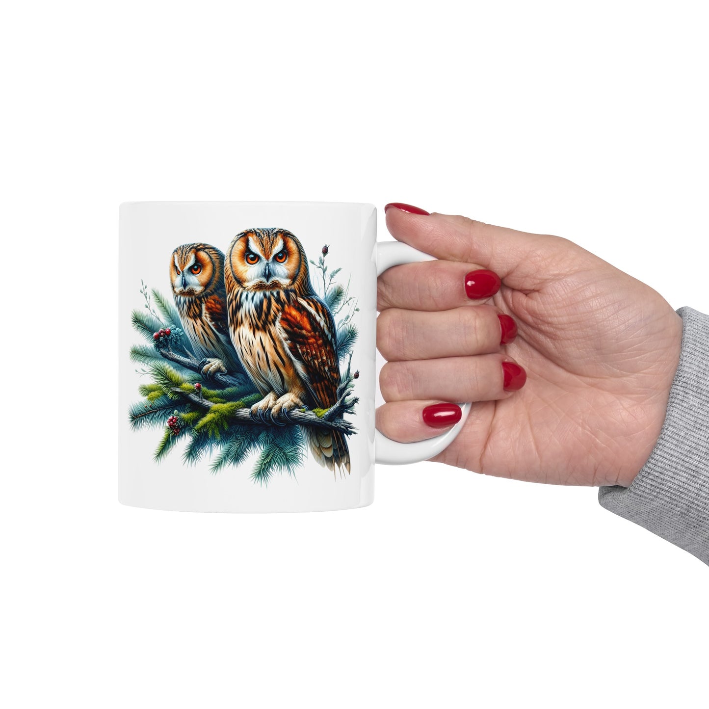 Mystical Owl Mug Collection - Magical Forest Owl Art, Multiple Sizes - Ideal Gift for Nature Enthusiasts