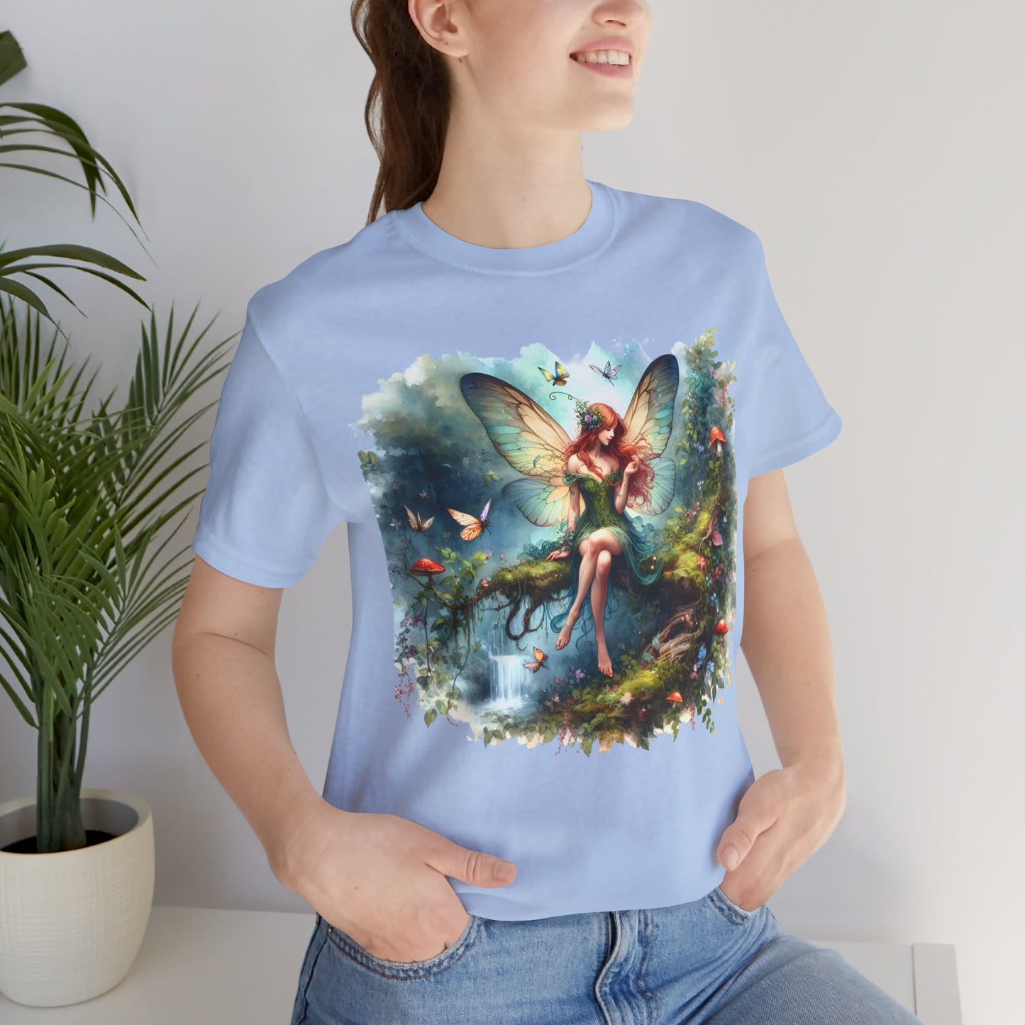 Fairy T-Shirt - Mystical Art Tee, Unisex, Soft Cotton - Perfect Gift for Fantasy Lovers