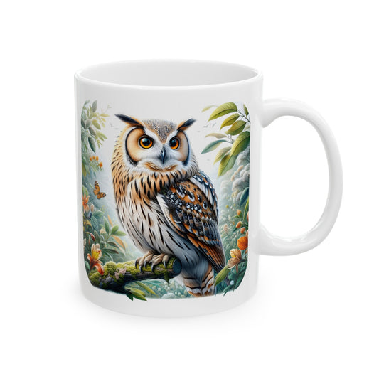 Mystical Owl Mug Collection - Magical Forest Owl Art, Multiple Sizes - Ideal Gift for Nature Enthusiasts