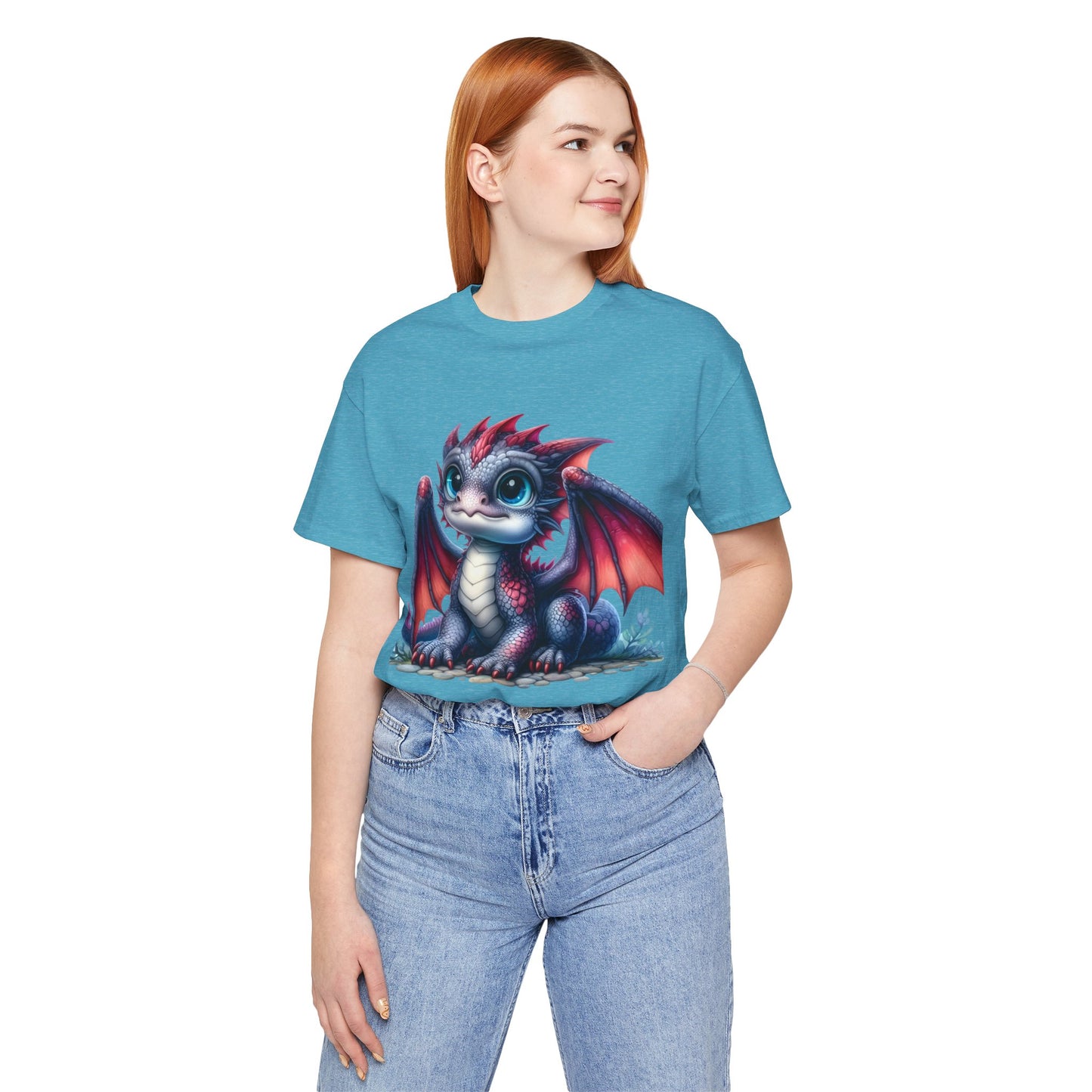 Baby Dragon T-Shirt - Whimsical Creature Art Tee, Unisex, Soft Cotton - Perfect for Fantasy and Dragon Enthusiasts