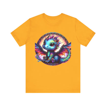 Baby Dragon T-Shirt - Whimsical Creature Art Tee, Unisex, Soft Cotton - Perfect for Fantasy and Dragon Enthusiasts