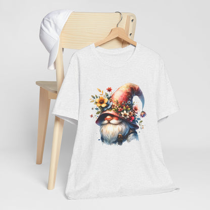 Gnome T-Shirt - Mystical Forest Dweller Art Tee, Unisex, Soft Cotton - Perfect for Garden and Fantasy Fans