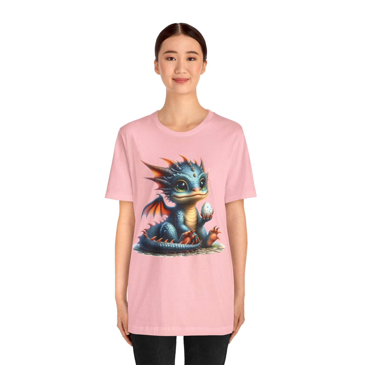 Baby Dragon T-Shirt - Whimsical Creature Art Tee, Unisex, Soft Cotton - Perfect for Fantasy and Dragon Enthusiasts