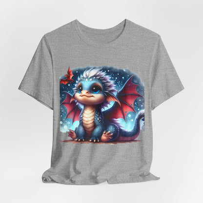 Baby Dragon T-Shirt - Whimsical Creature Art Tee, Unisex, Soft Cotton - Perfect for Fantasy and Dragon Enthusiasts