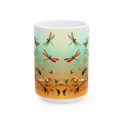 Birth Flower Mug, December - Holly, Defense and Eternal Life