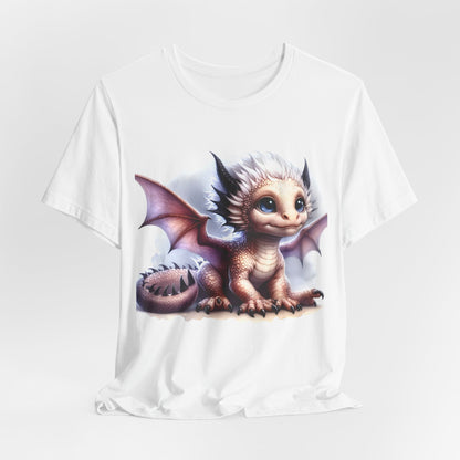 Baby Dragon T-Shirt - Whimsical Creature Art Tee, Unisex, Soft Cotton - Perfect for Fantasy and Dragon Enthusiasts