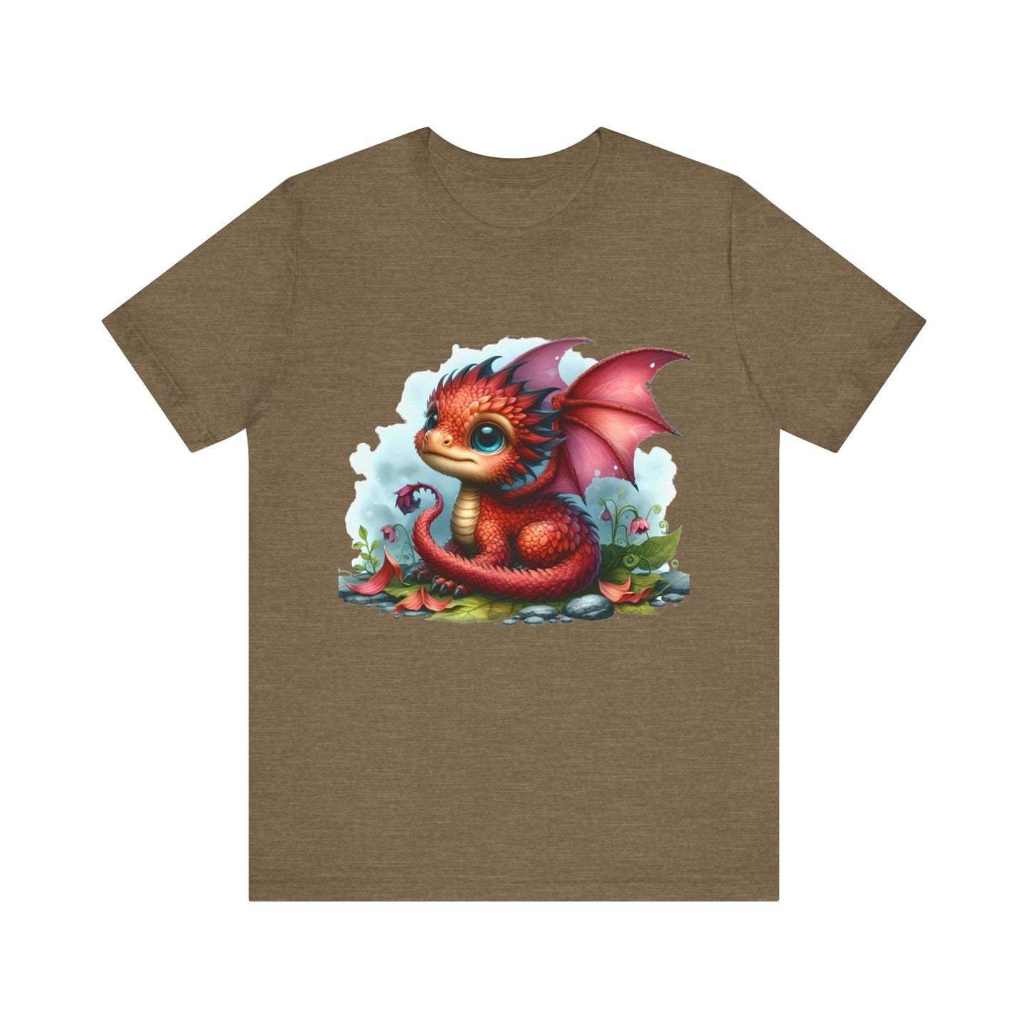 Baby Dragon T-Shirt - Whimsical Creature Art Tee, Unisex, Soft Cotton - Perfect for Fantasy and Dragon Enthusiasts