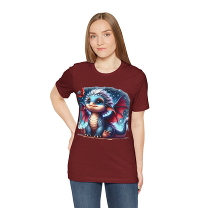 Baby Dragon T-Shirt - Whimsical Creature Art Tee, Unisex, Soft Cotton - Perfect for Fantasy and Dragon Enthusiasts