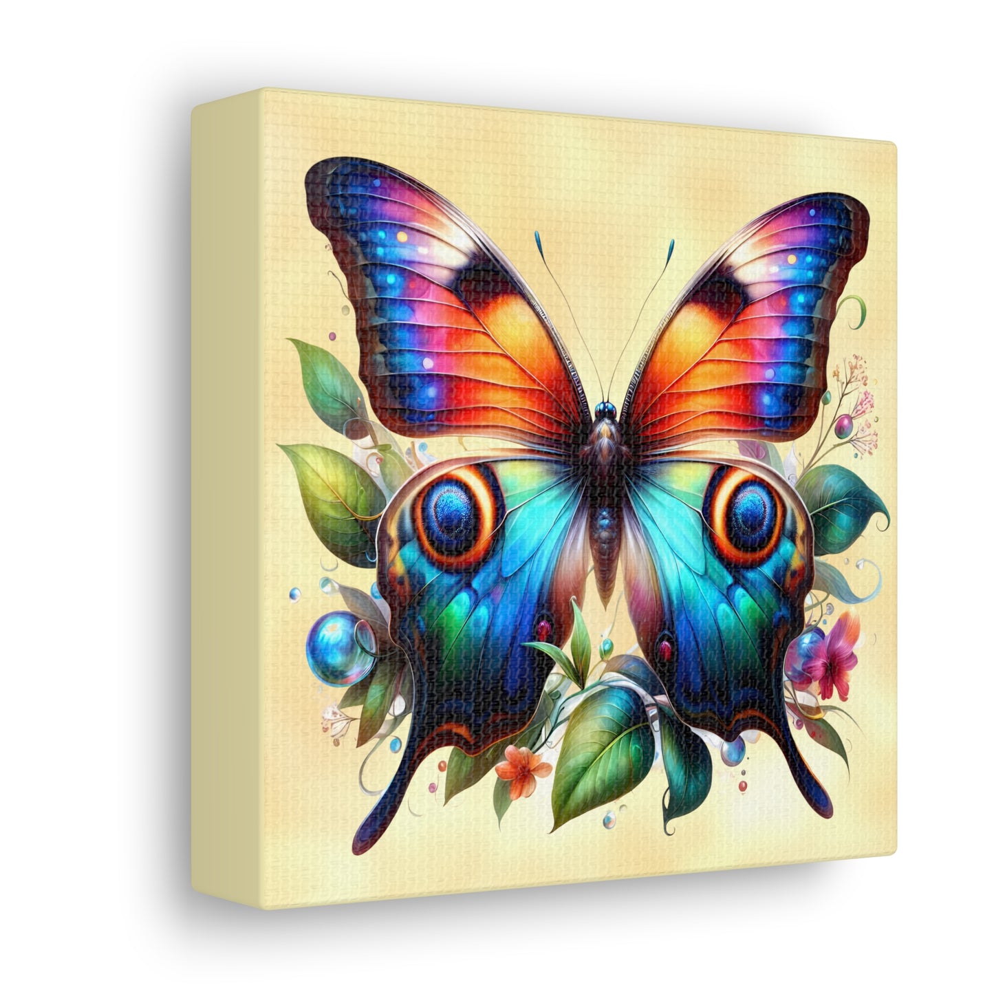 Butterfly Canvas Print - Ethereal Flight Art, Available in Multiple Sizes