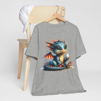 Baby Dragon T-Shirt - Whimsical Creature Art Tee, Unisex, Soft Cotton - Perfect for Fantasy and Dragon Enthusiasts