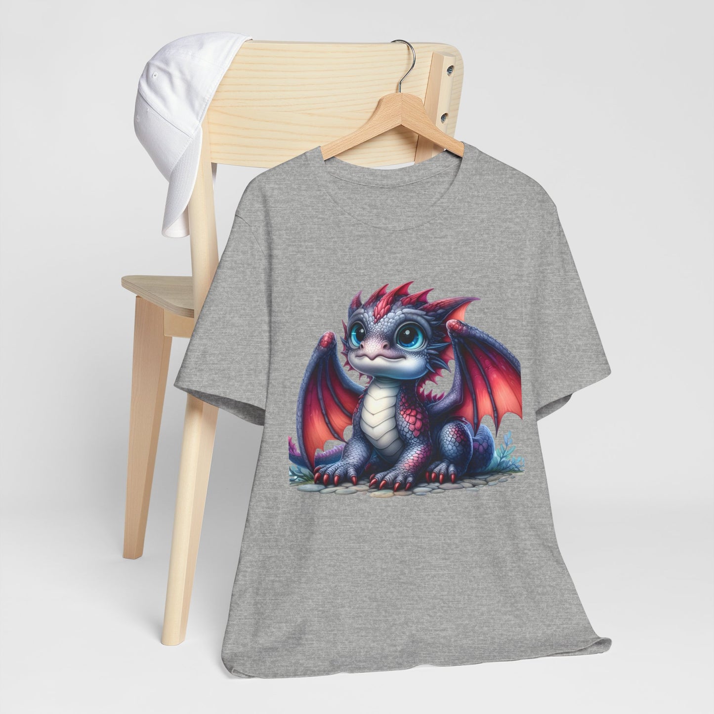 Baby Dragon T-Shirt - Whimsical Creature Art Tee, Unisex, Soft Cotton - Perfect for Fantasy and Dragon Enthusiasts