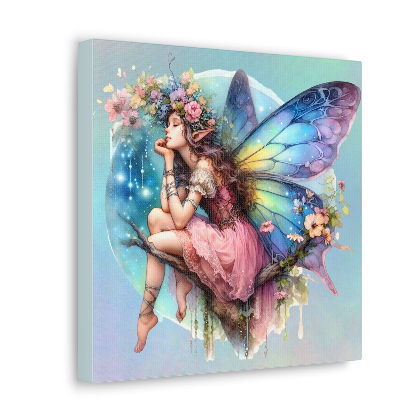 Fairy Canvas Print - Mystical Artwork, Ethereal Woodland Scene