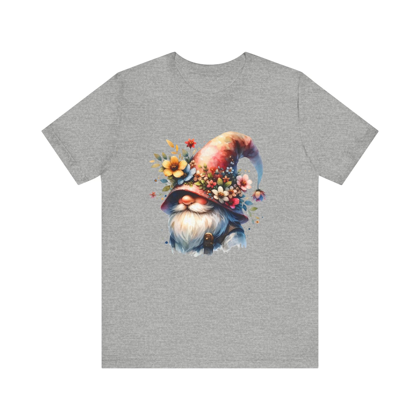 Gnome T-Shirt - Mystical Forest Dweller Art Tee, Unisex, Soft Cotton - Perfect for Garden and Fantasy Fans