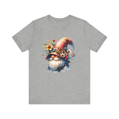 Gnome T-Shirt - Mystical Forest Dweller Art Tee, Unisex, Soft Cotton - Perfect for Garden and Fantasy Fans