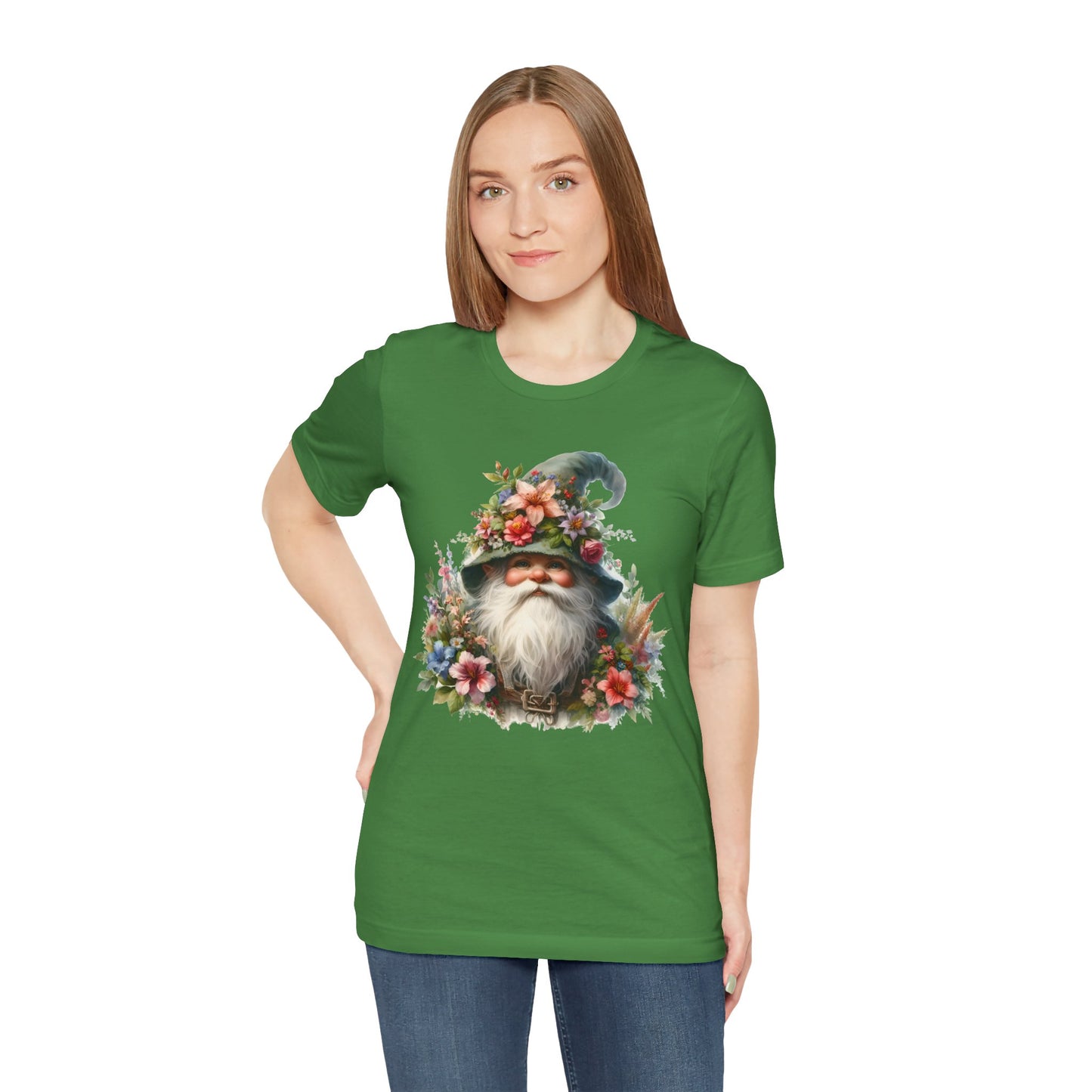 Gnome T-Shirt - Mystical Forest Dweller Art Tee, Unisex, Soft Cotton - Perfect for Garden and Fantasy Fans