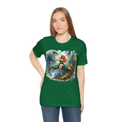 Fairy T-Shirt - Mystical Art Tee, Unisex, Soft Cotton - Perfect Gift for Fantasy Lovers