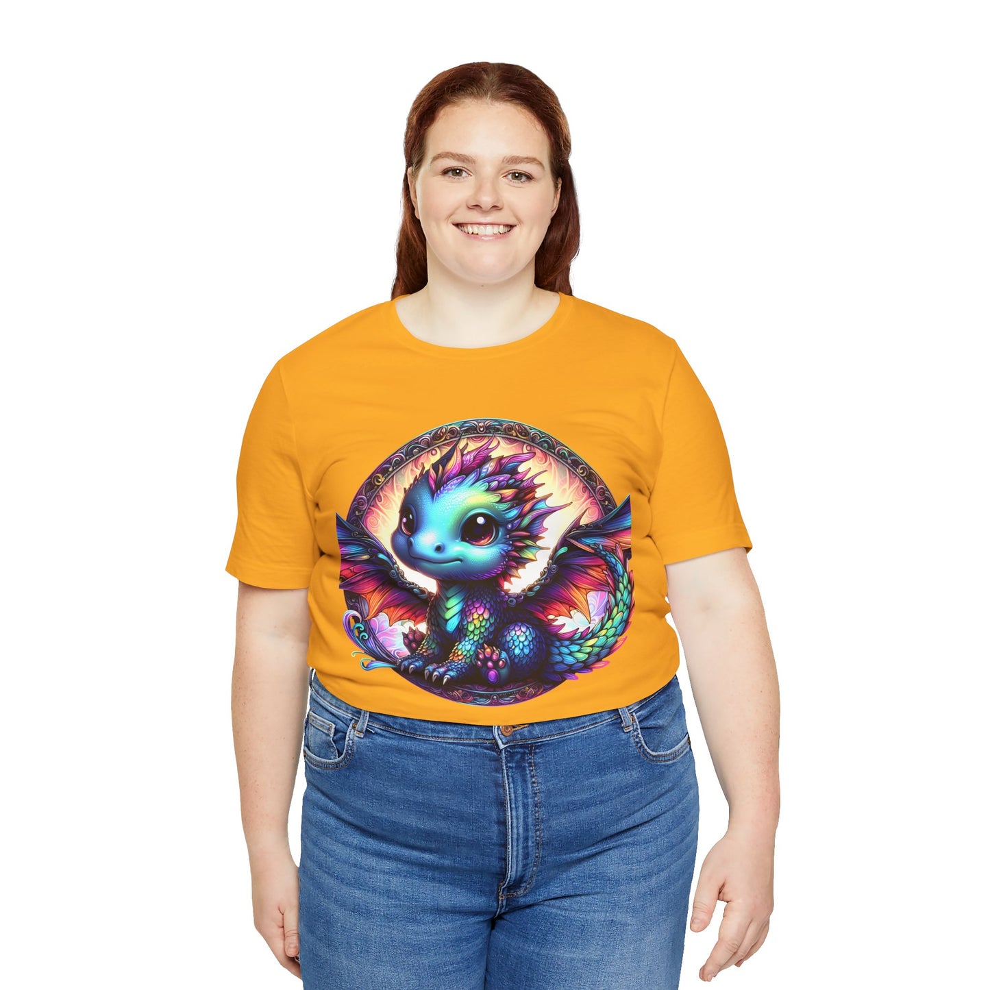 Baby Dragon T-Shirt - Whimsical Creature Art Tee, Unisex, Soft Cotton - Perfect for Fantasy and Dragon Enthusiasts