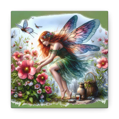 Fairy Canvas Print - Mystical Artwork, Ethereal Woodland Scene