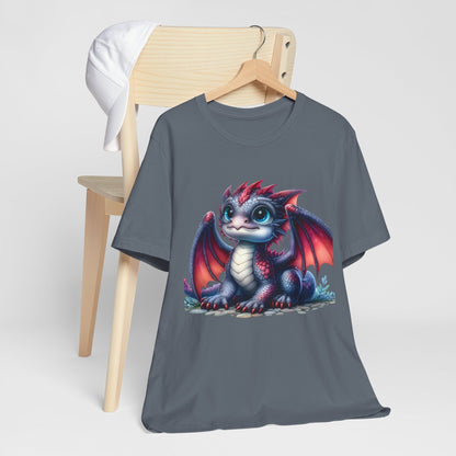 Baby Dragon T-Shirt - Whimsical Creature Art Tee, Unisex, Soft Cotton - Perfect for Fantasy and Dragon Enthusiasts