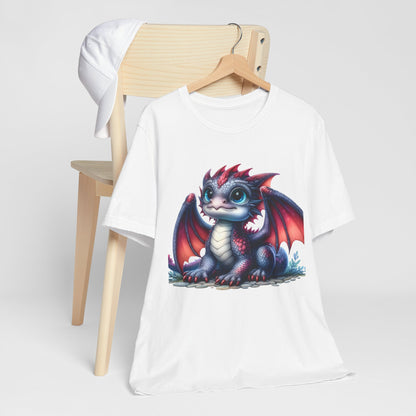 Baby Dragon T-Shirt - Whimsical Creature Art Tee, Unisex, Soft Cotton - Perfect for Fantasy and Dragon Enthusiasts