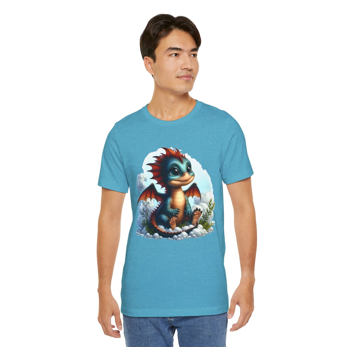 Baby Dragon T-Shirt - Whimsical Creature Art Tee, Unisex, Soft Cotton - Perfect for Fantasy and Dragon Enthusiasts