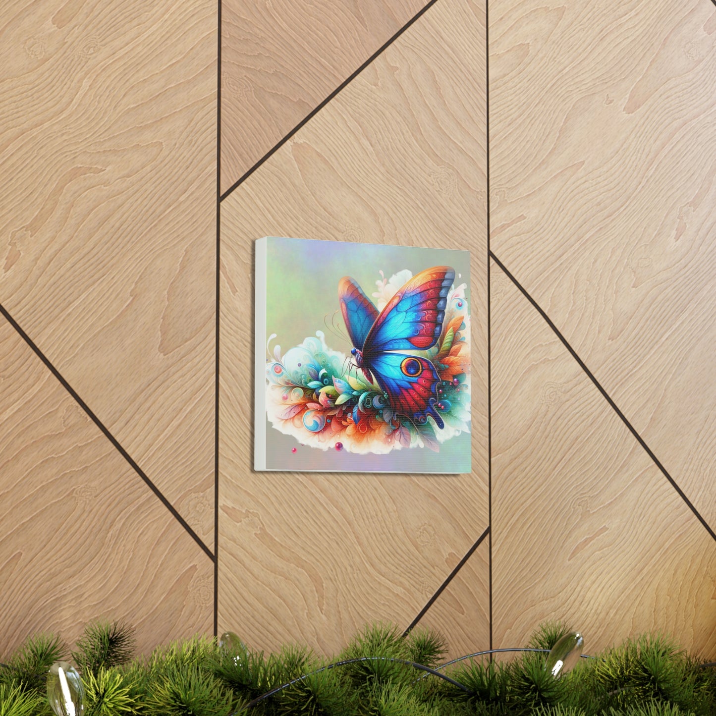 Butterfly Canvas Print - Ethereal Flight Art, Available in Multiple Sizes