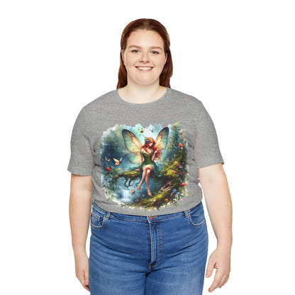 Fairy T-Shirt - Mystical Art Tee, Unisex, Soft Cotton - Perfect Gift for Fantasy Lovers