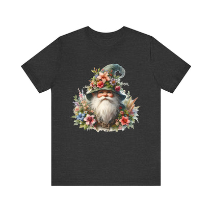 Gnome T-Shirt - Mystical Forest Dweller Art Tee, Unisex, Soft Cotton - Perfect for Garden and Fantasy Fans