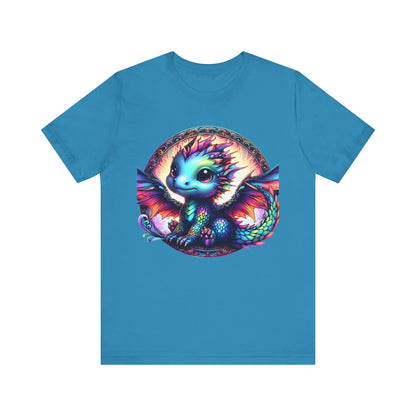 Baby Dragon T-Shirt - Whimsical Creature Art Tee, Unisex, Soft Cotton - Perfect for Fantasy and Dragon Enthusiasts