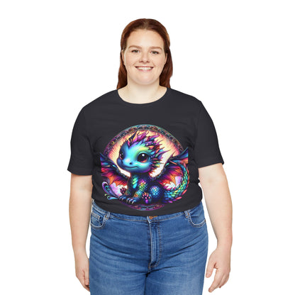 Baby Dragon T-Shirt - Whimsical Creature Art Tee, Unisex, Soft Cotton - Perfect for Fantasy and Dragon Enthusiasts