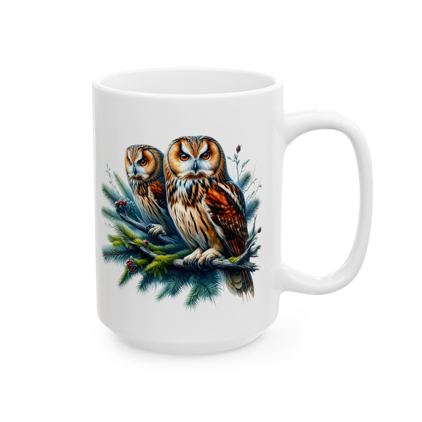 Mystical Owl Mug Collection - Magical Forest Owl Art, Multiple Sizes - Ideal Gift for Nature Enthusiasts