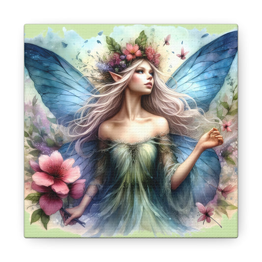 Fairy Canvas Print - Mystical Artwork, Ethereal Woodland Scene