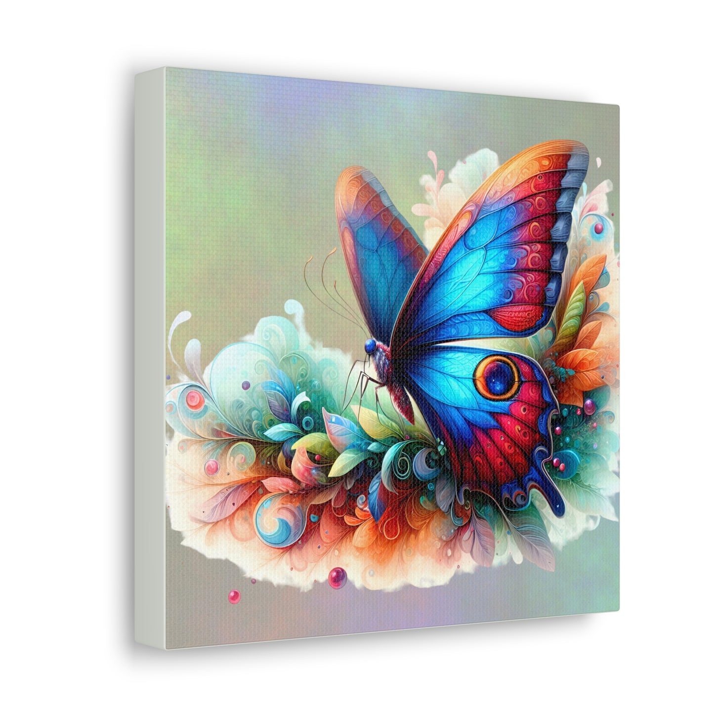 Butterfly Canvas Print - Ethereal Flight Art, Available in Multiple Sizes