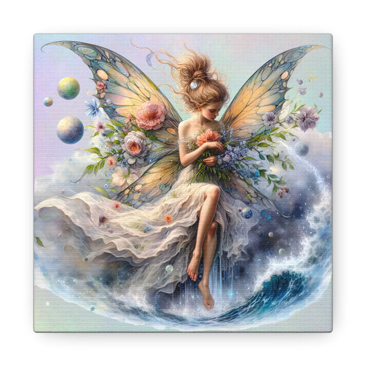 Fairy Canvas Print - Mystical Artwork, Ethereal Woodland Scene