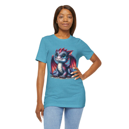 Baby Dragon T-Shirt - Whimsical Creature Art Tee, Unisex, Soft Cotton - Perfect for Fantasy and Dragon Enthusiasts