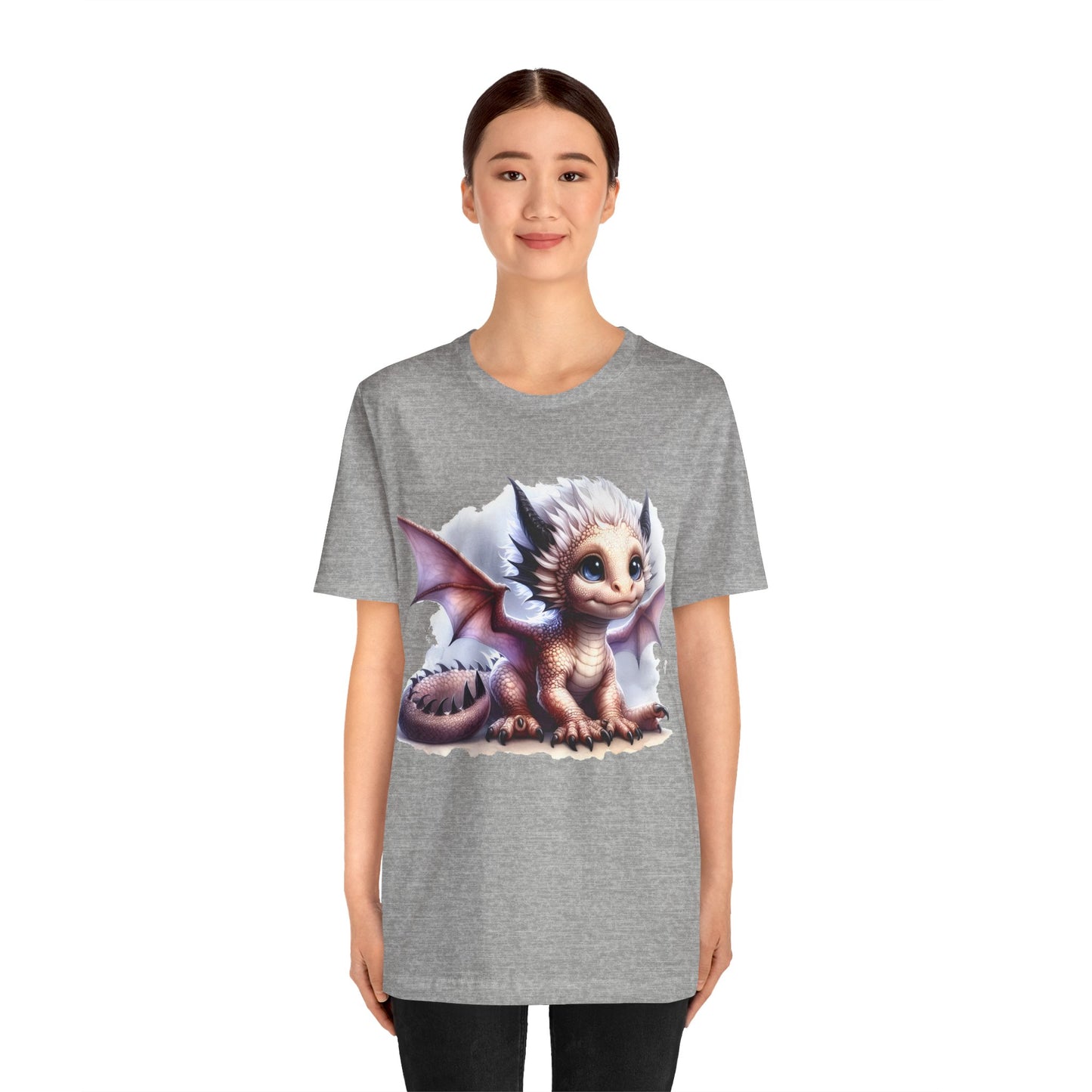 Baby Dragon T-Shirt - Whimsical Creature Art Tee, Unisex, Soft Cotton - Perfect for Fantasy and Dragon Enthusiasts