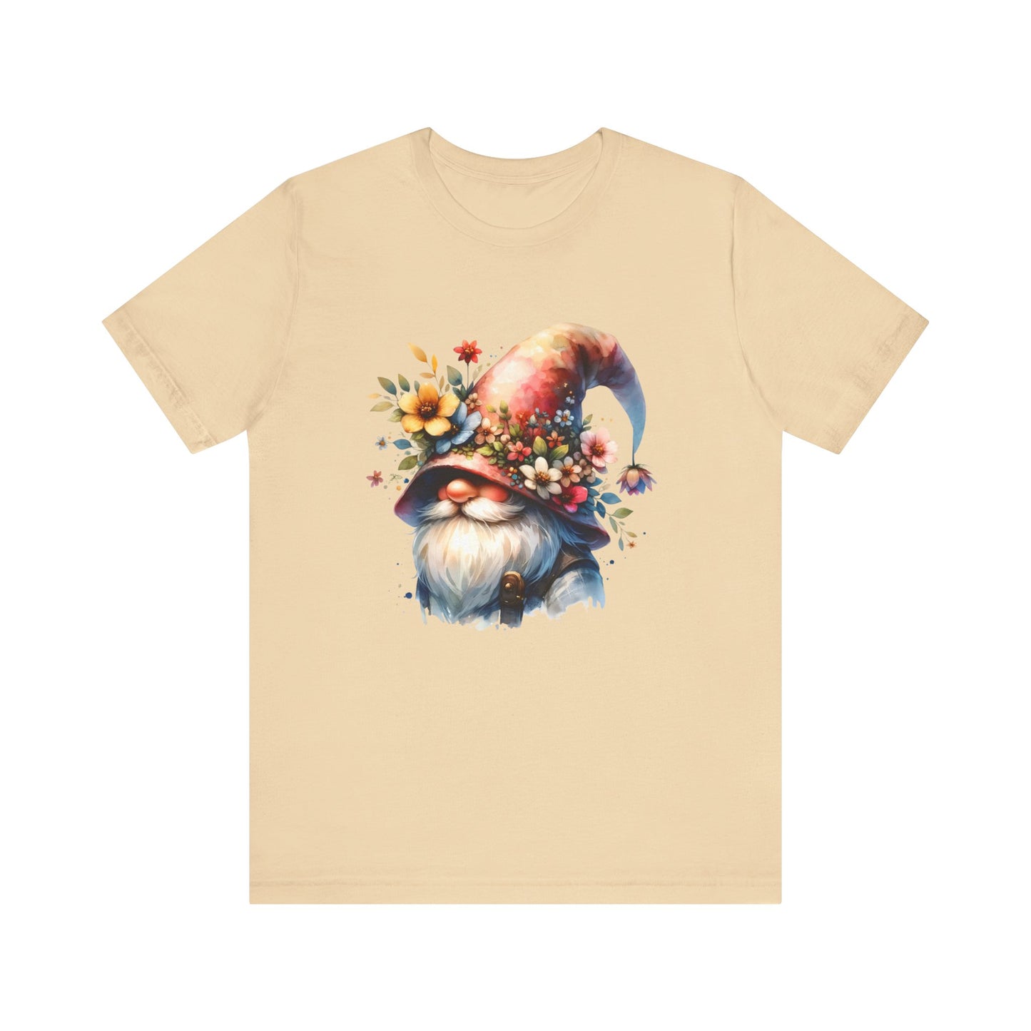 Gnome T-Shirt - Mystical Forest Dweller Art Tee, Unisex, Soft Cotton - Perfect for Garden and Fantasy Fans