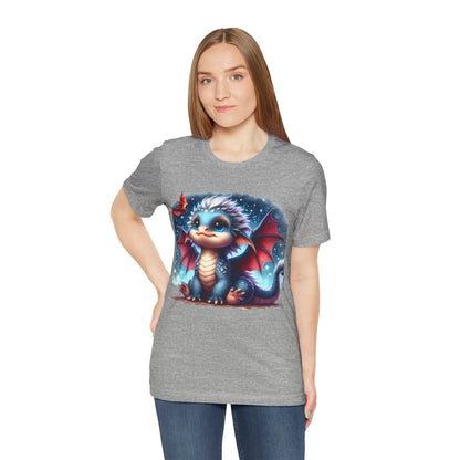 Baby Dragon T-Shirt - Whimsical Creature Art Tee, Unisex, Soft Cotton - Perfect for Fantasy and Dragon Enthusiasts