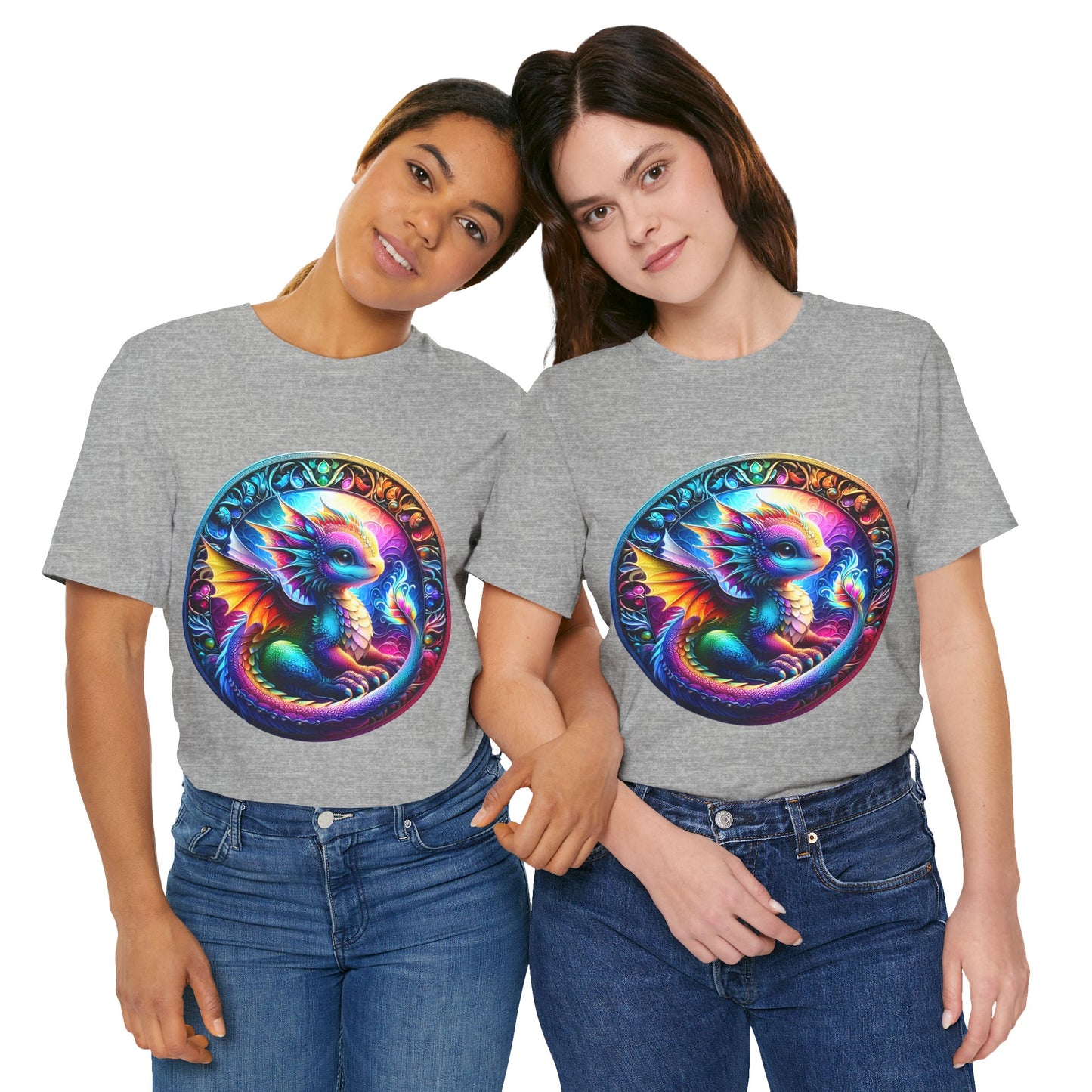 Baby Dragon T-Shirt - Whimsical Creature Art Tee, Unisex, Soft Cotton - Perfect for Fantasy and Dragon Enthusiasts