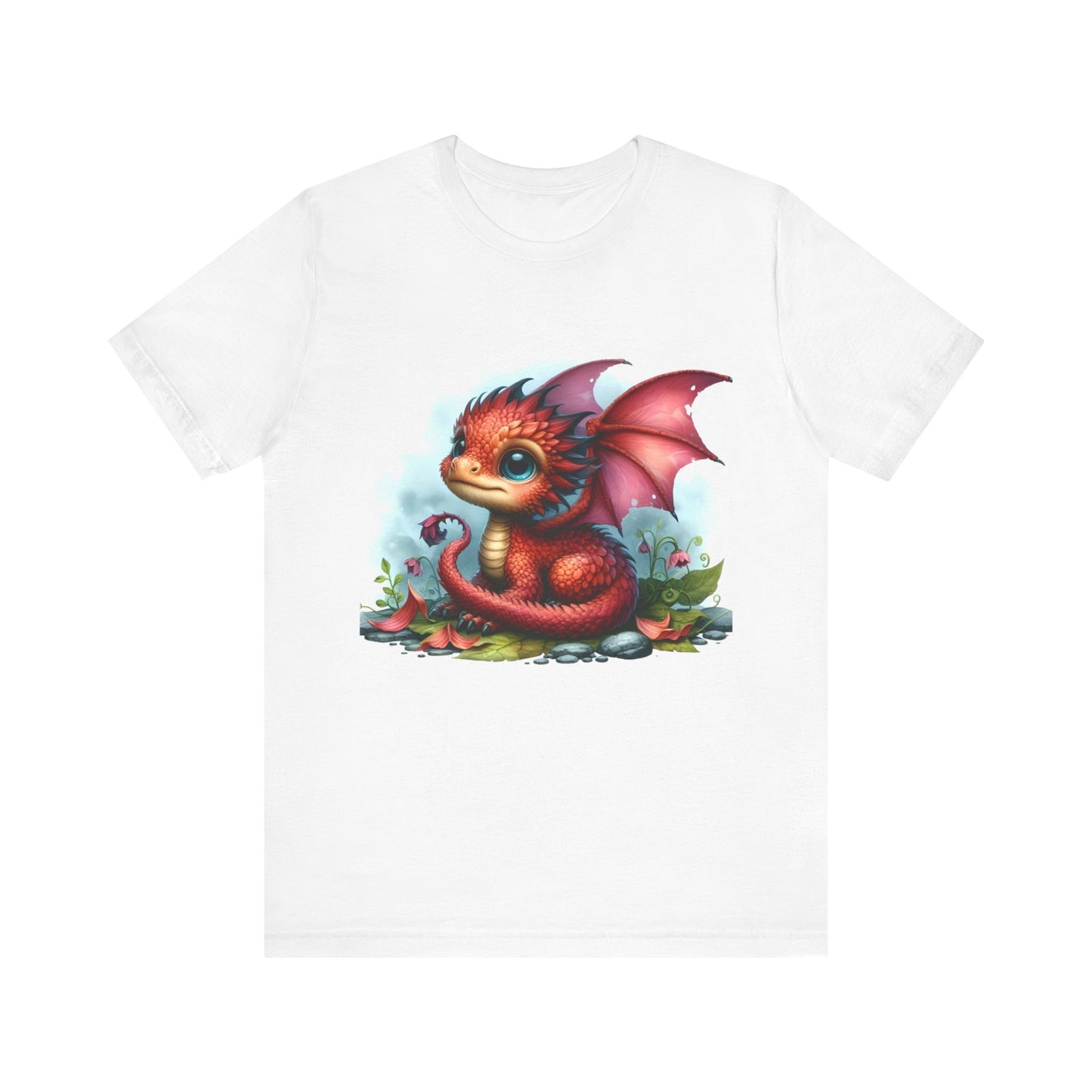 Baby Dragon T-Shirt - Whimsical Creature Art Tee, Unisex, Soft Cotton - Perfect for Fantasy and Dragon Enthusiasts